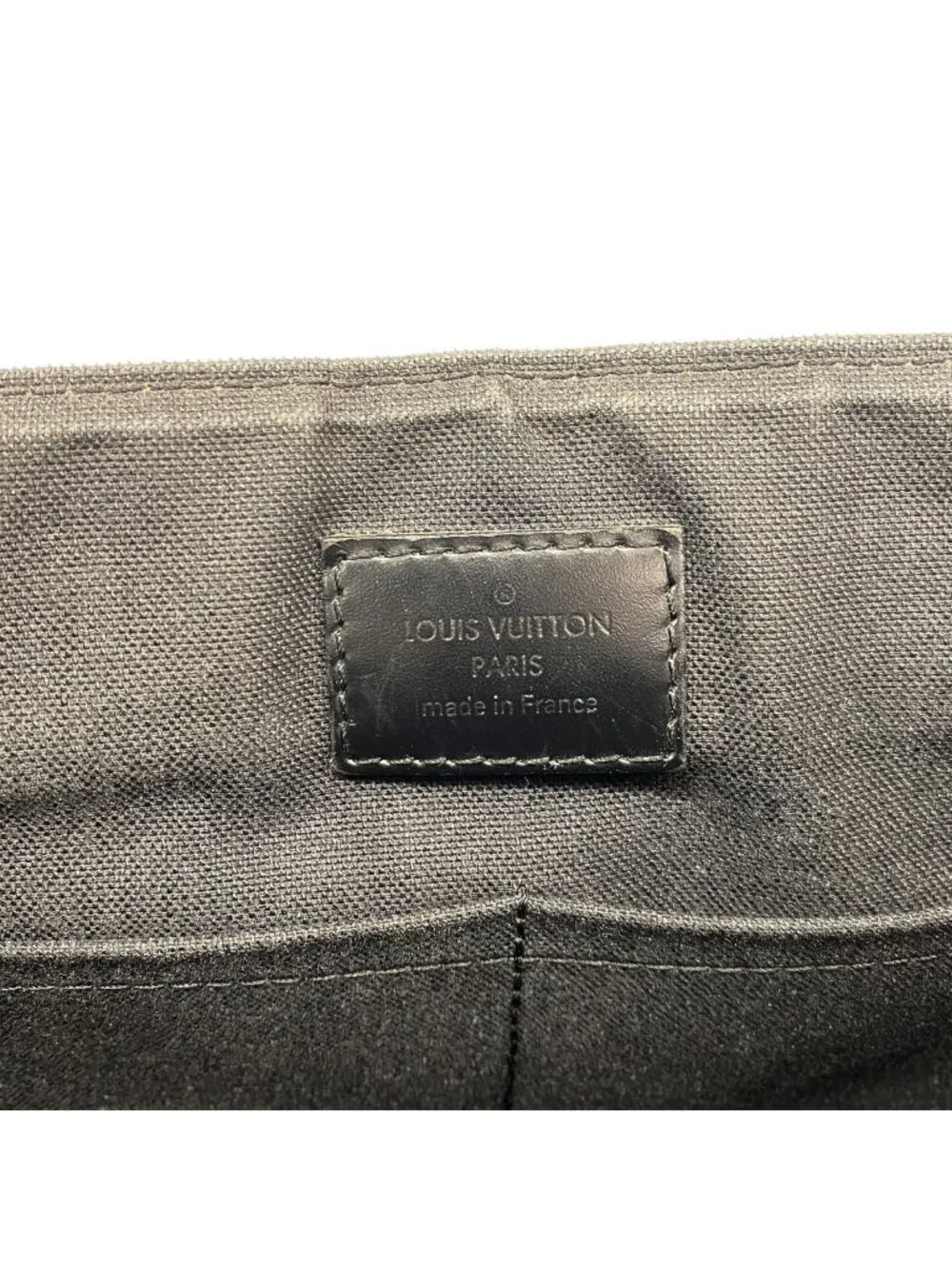 Louis Vuitton Shoulder Bag Damier Graphite District PM Gray Black